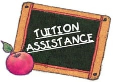 Tuition Assistance on school blackboard