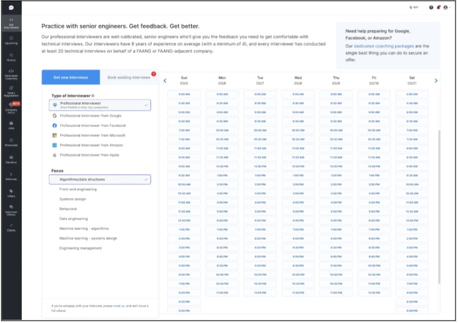 Interviewing.io Development Tools